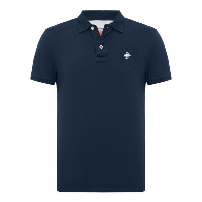  Routefield Patriot Erkek Mavi Polo Tişört