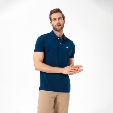  Routefield Patriot Erkek Mavi Polo Tişört