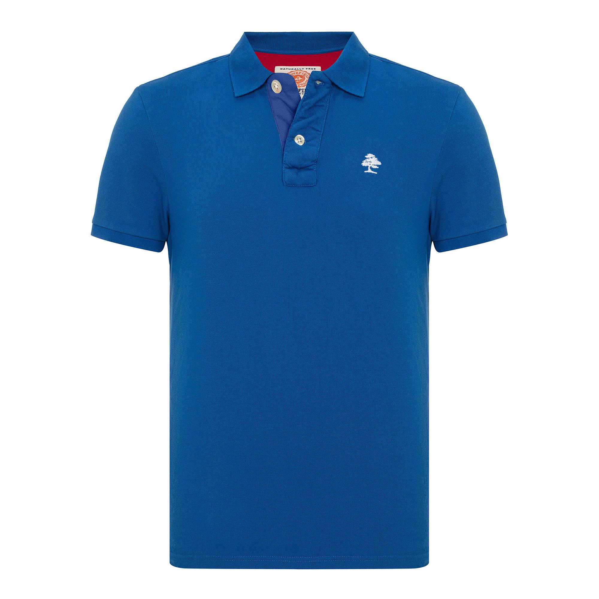 Routefield Patriot Erkek Mavi Polo Tişört