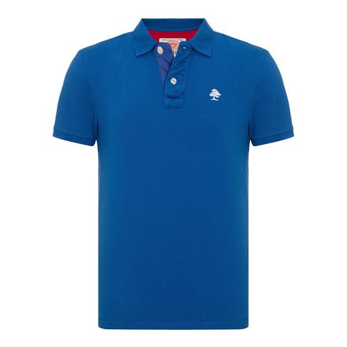  Routefield Patriot Erkek Mavi Polo Tişört