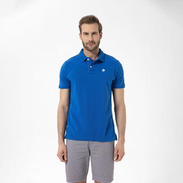  Routefield Patriot Erkek Mavi Polo Tişört
