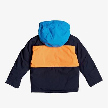  Quiksilver Groomer Kids Erkek Çocuk Mavi Snowboard Ceketi