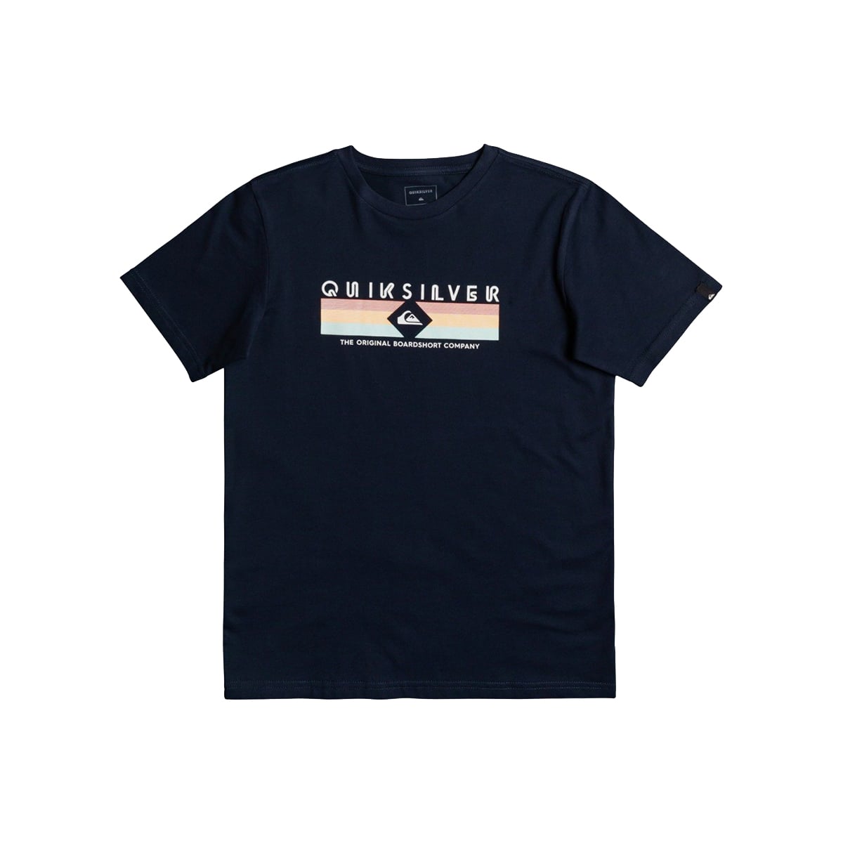  Quiksilver Distant Shores Yth Erkek Çocuk Mavi Tişört