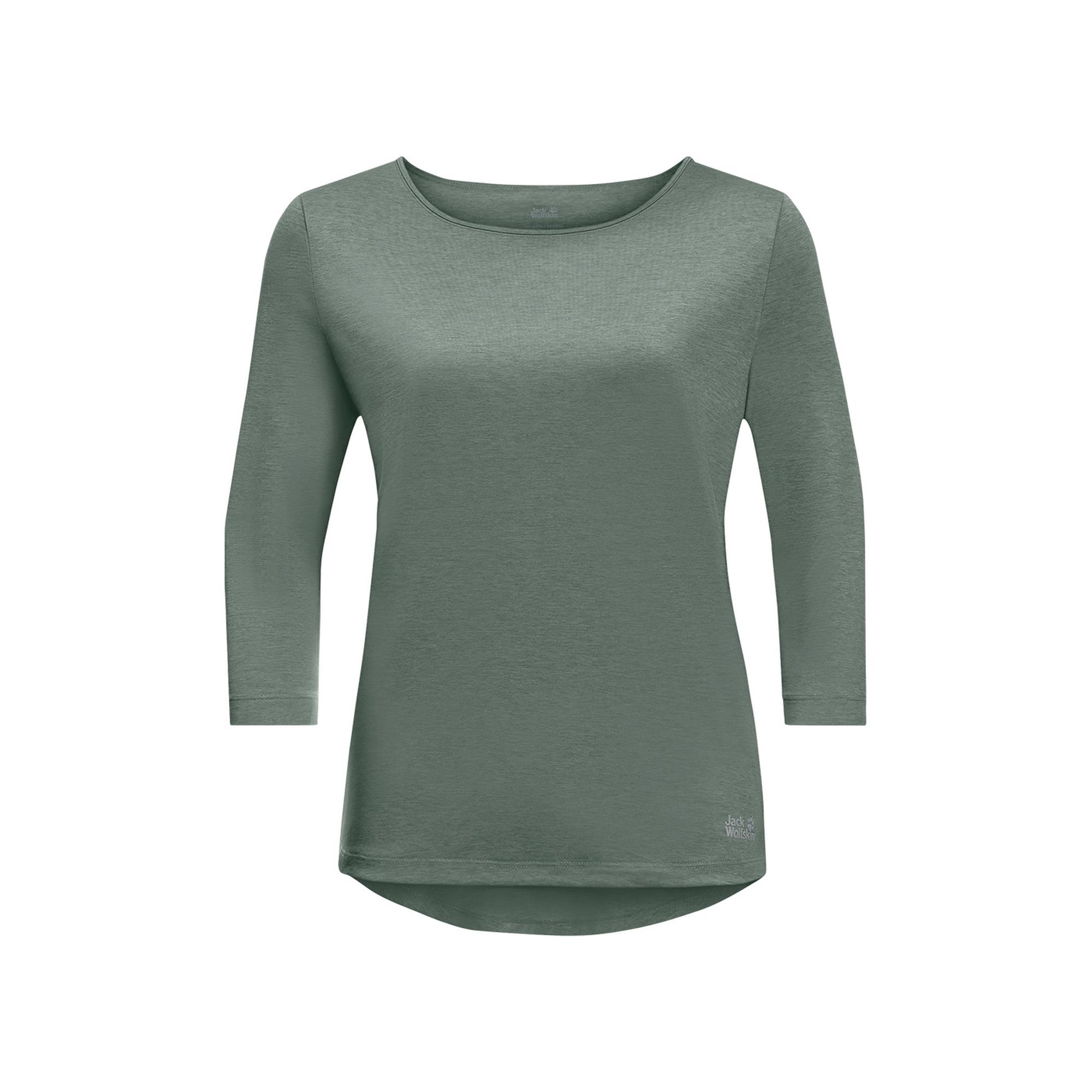 Jack Wolfskin Pack & Go 3/4 T Kadın Yeşil Tişört