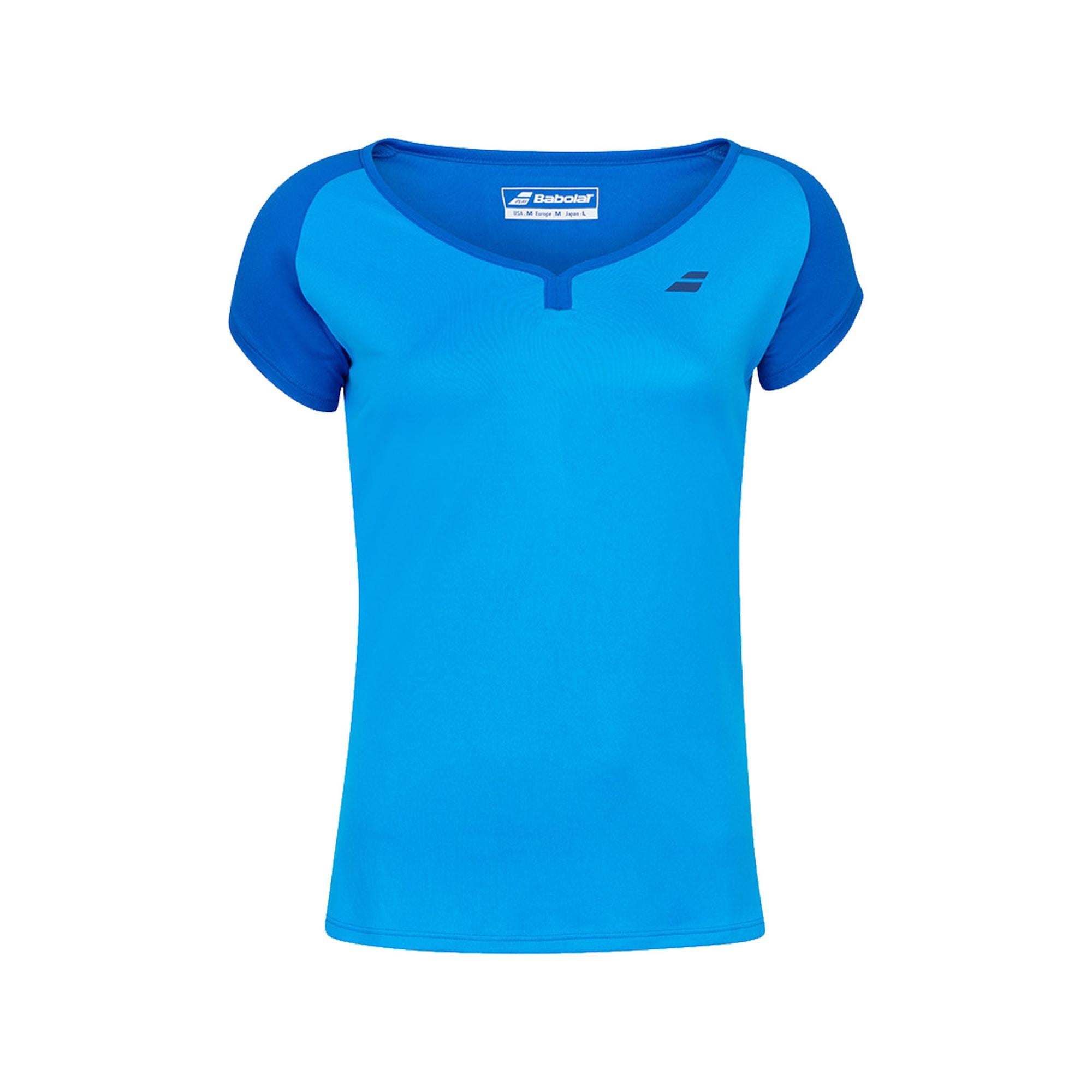 Babolat Play Cap Sleeve Top Kız Çocuk Mavi Tişört