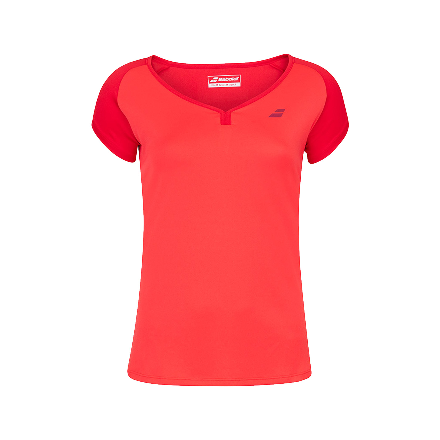  Babolat Play Cap Sleeve Top Kız Çocuk Kırmızı Tişört