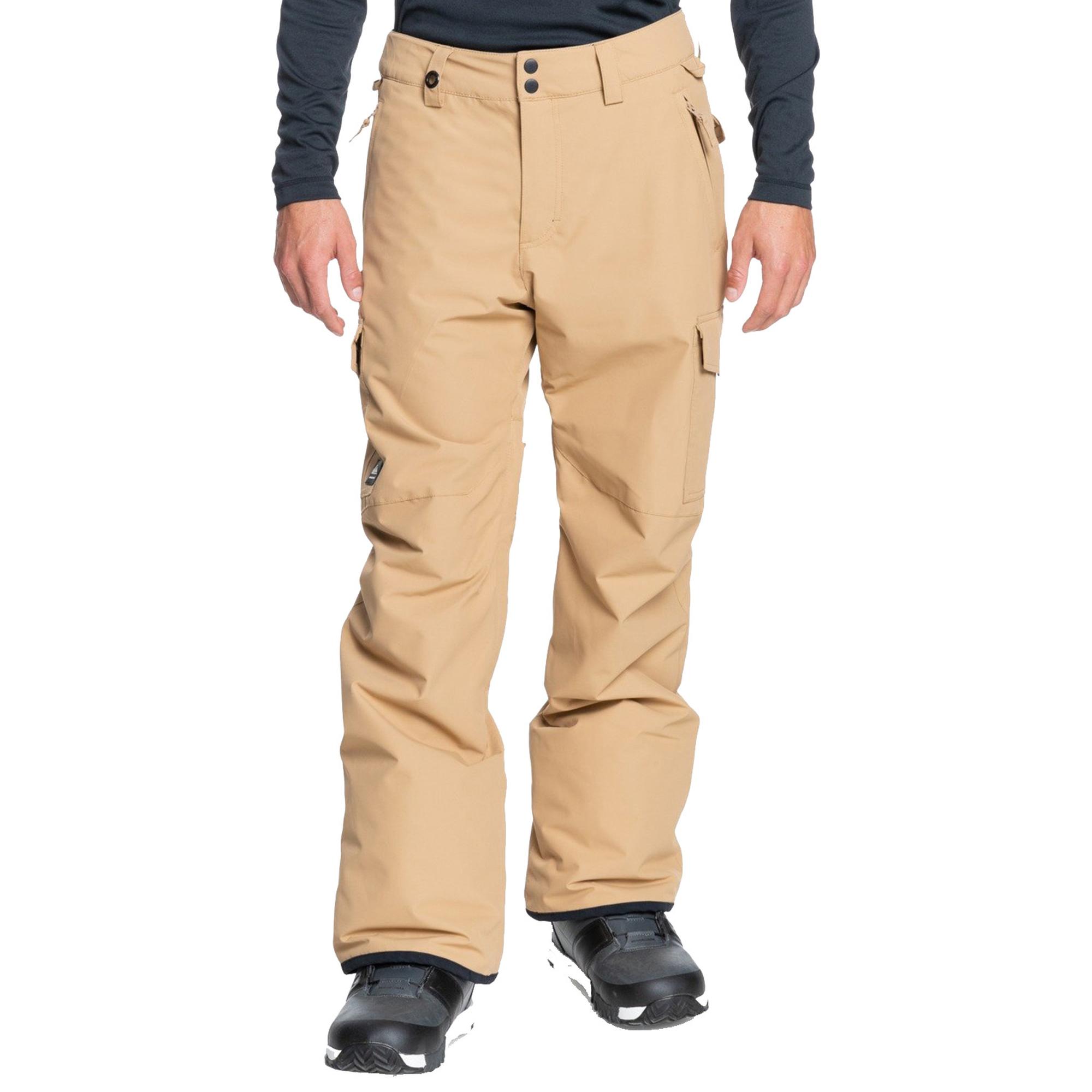 Quiksilver Porter Pt Erkek Bej Snowboard Pantolonu