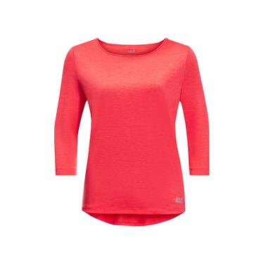  Jack Wolfskin Pack & Go 3/4 T Kadın Turuncu Tişört