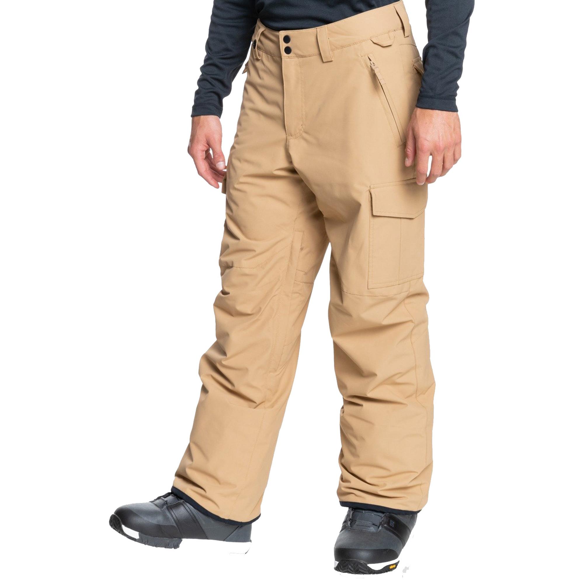 Quiksilver Porter Pt Erkek Bej Snowboard Pantolonu