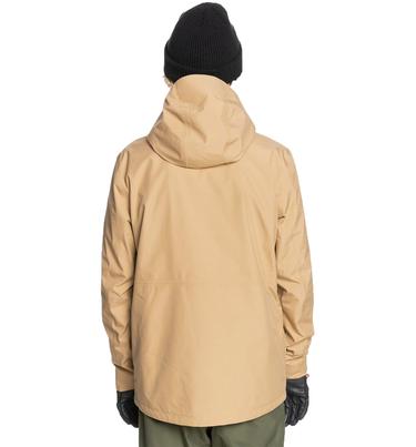  Quiksilver Mission Gore-tex Erkek Bej Snowboard Ceketi