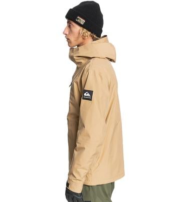 Quiksilver Mission Gore-tex Erkek Bej Snowboard Ceketi