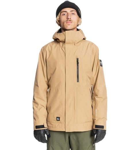  Quiksilver Mission Gore-tex Erkek Bej Snowboard Ceketi