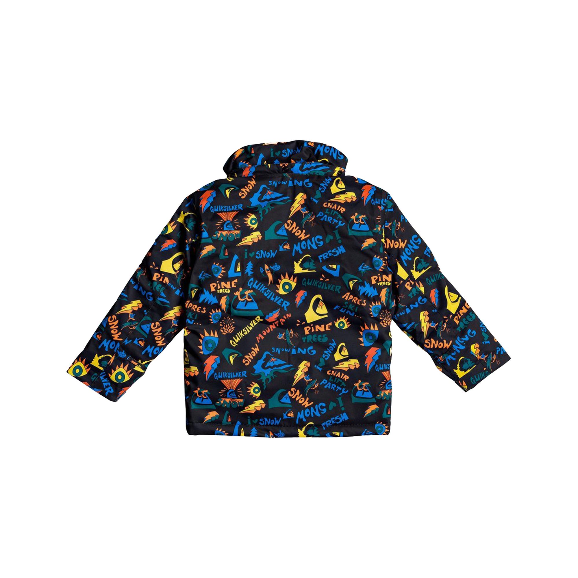 Quiksilver Little Mission Kids Erkek Çocuk Gri Snowboard Ceketi