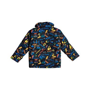  Quiksilver Little Mission Kids Erkek Çocuk Gri Snowboard Ceketi