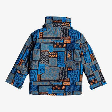  Quiksilver Little Mission Kids Erkek Çocuk Mavi Snowboard Ceketi