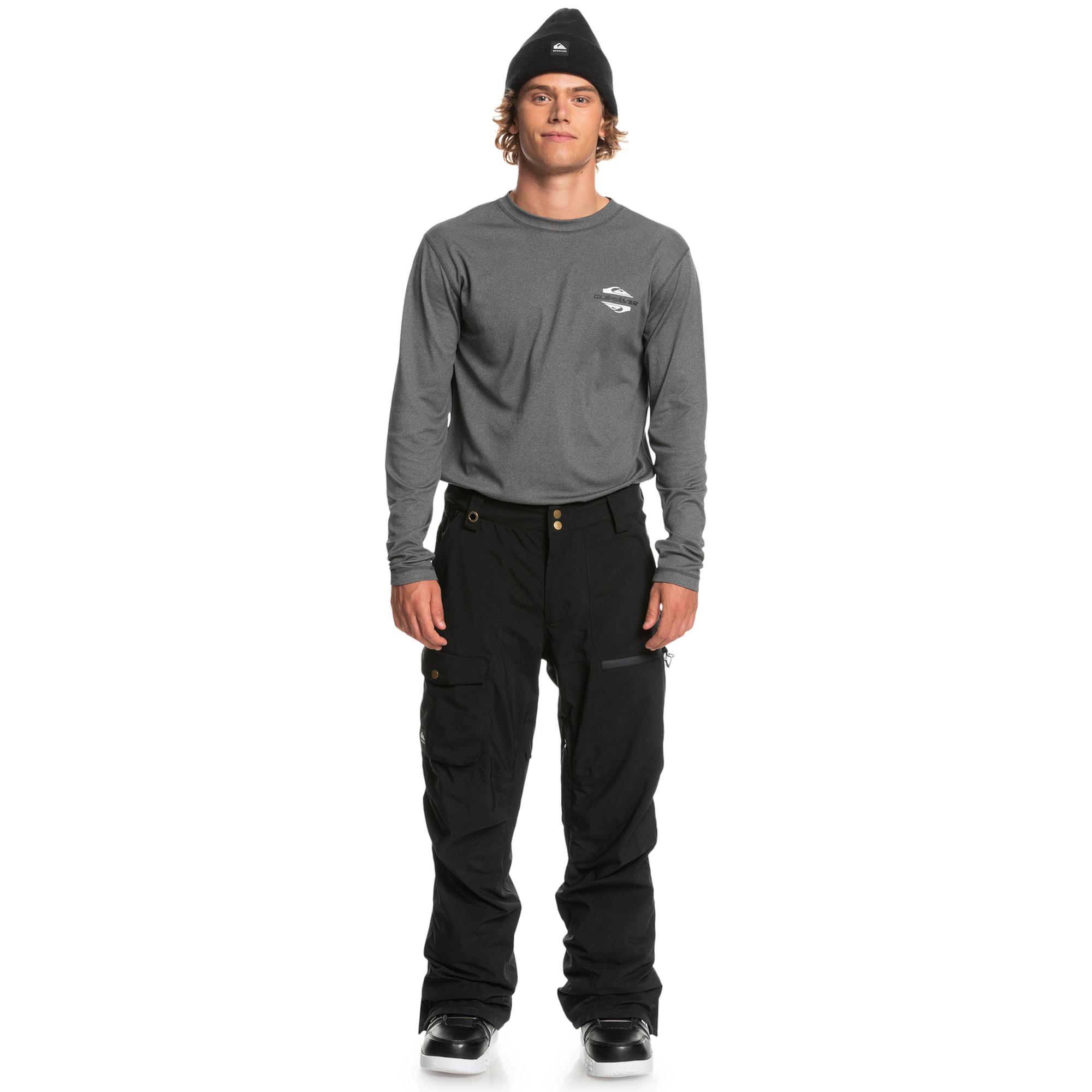 Quiksilver Utility Pt Erkek Siyah Snowboard Pantolonu