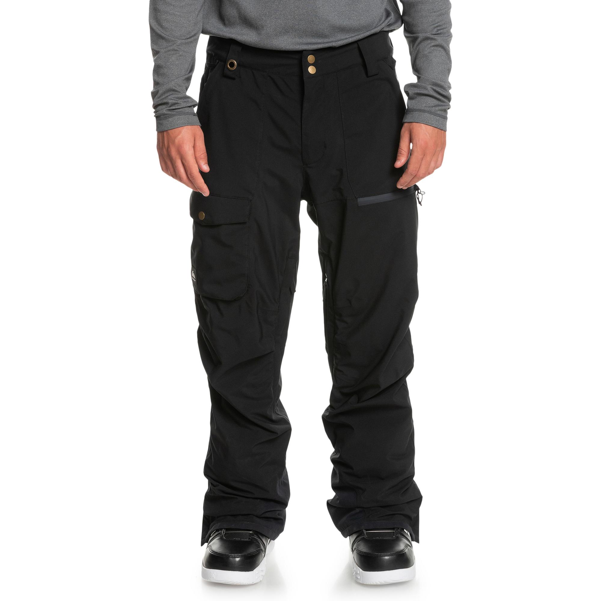 Quiksilver Utility Pt Erkek Siyah Snowboard Pantolonu