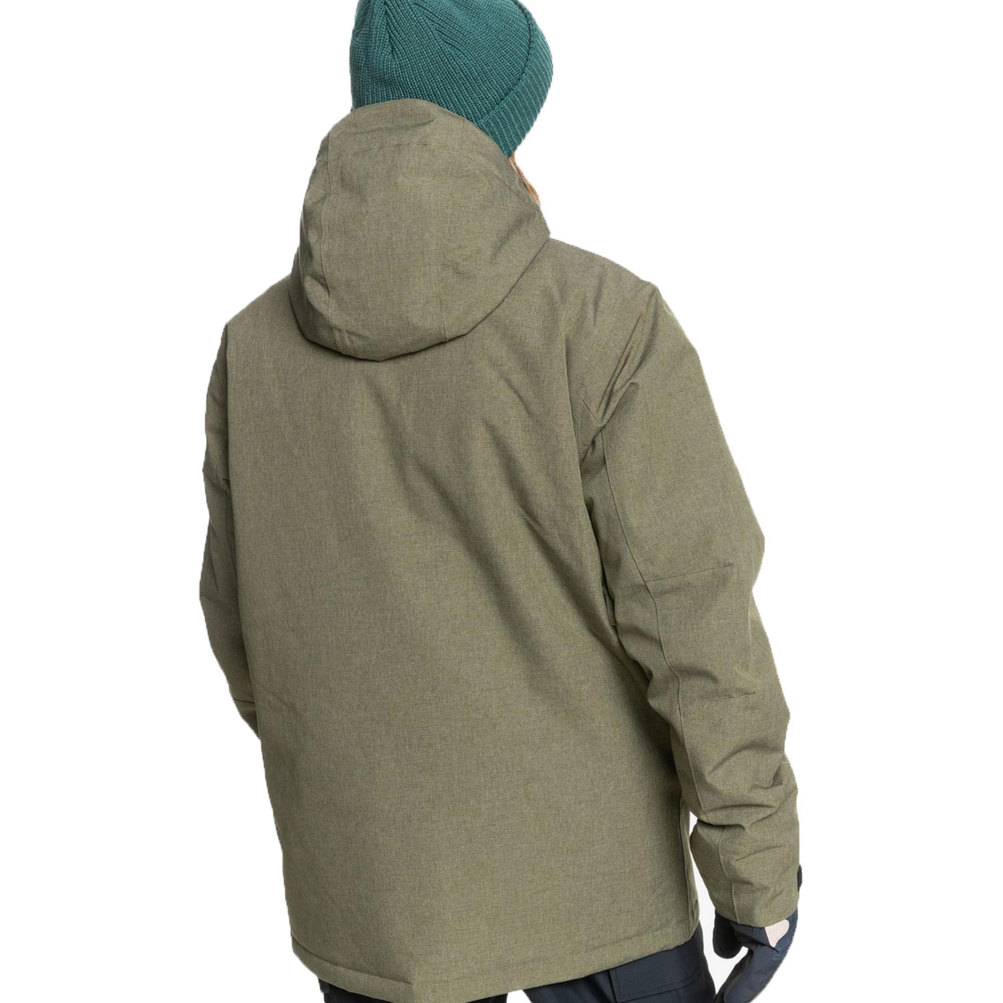 Quiksilver Mission Solid Jk Erkek Yeşil Snowboard Ceketi