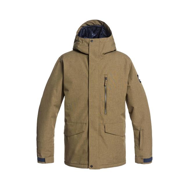  Quiksilver Mission Solid Jk Erkek Kahverengi Snowboard Ceketi