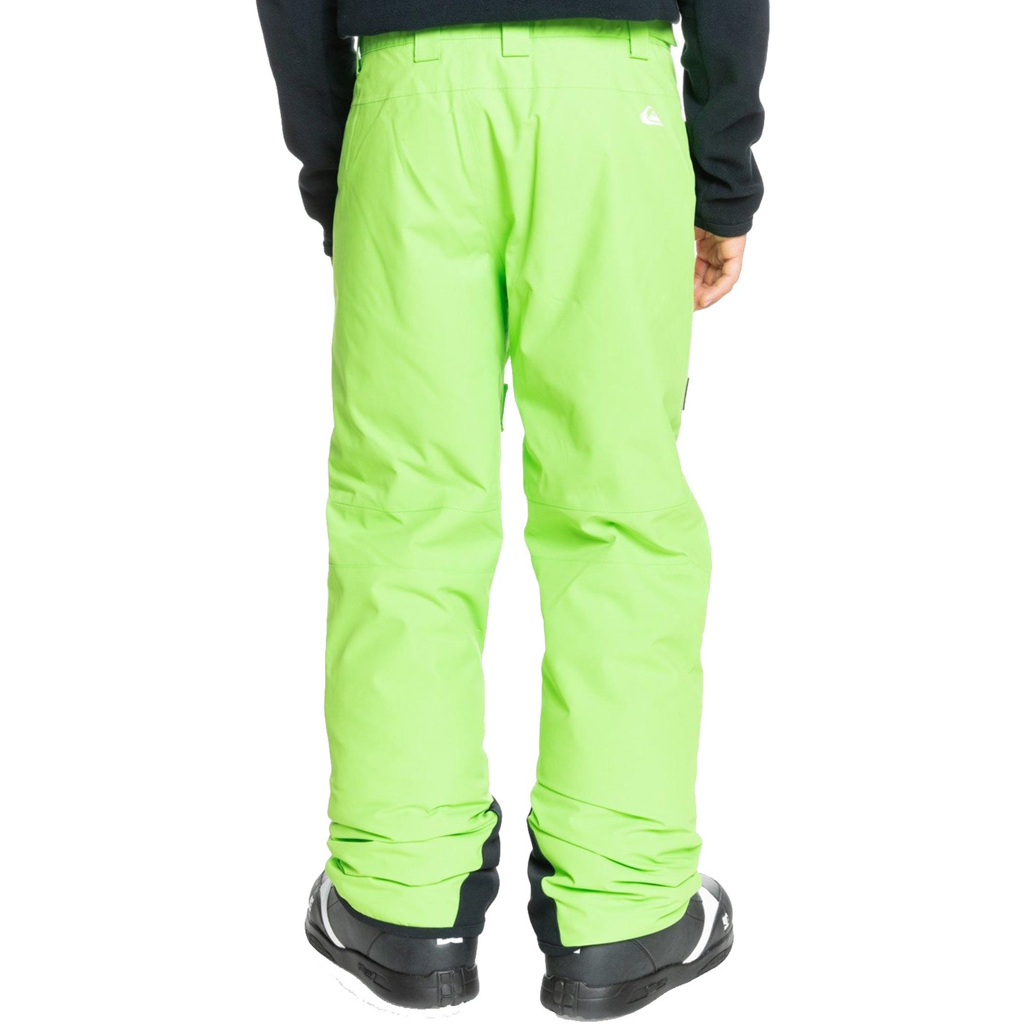 Quiksilver Erkek Çocuk Snowboard Pantolonu Boundry Youth Yeşil