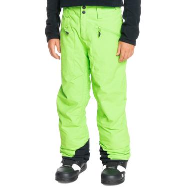  Quiksilver Erkek Çocuk Snowboard Pantolonu Boundry Youth Yeşil