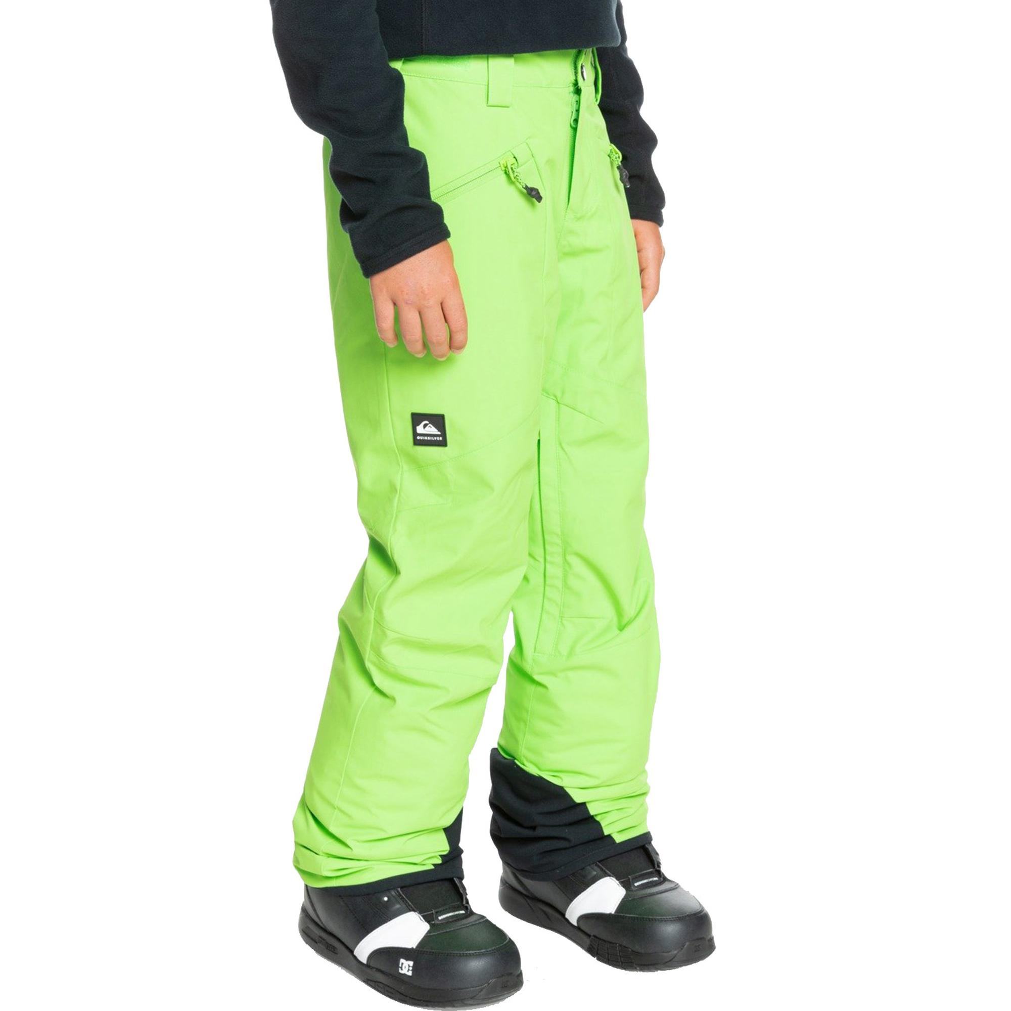 Quiksilver Erkek Çocuk Snowboard Pantolonu Boundry Youth Yeşil
