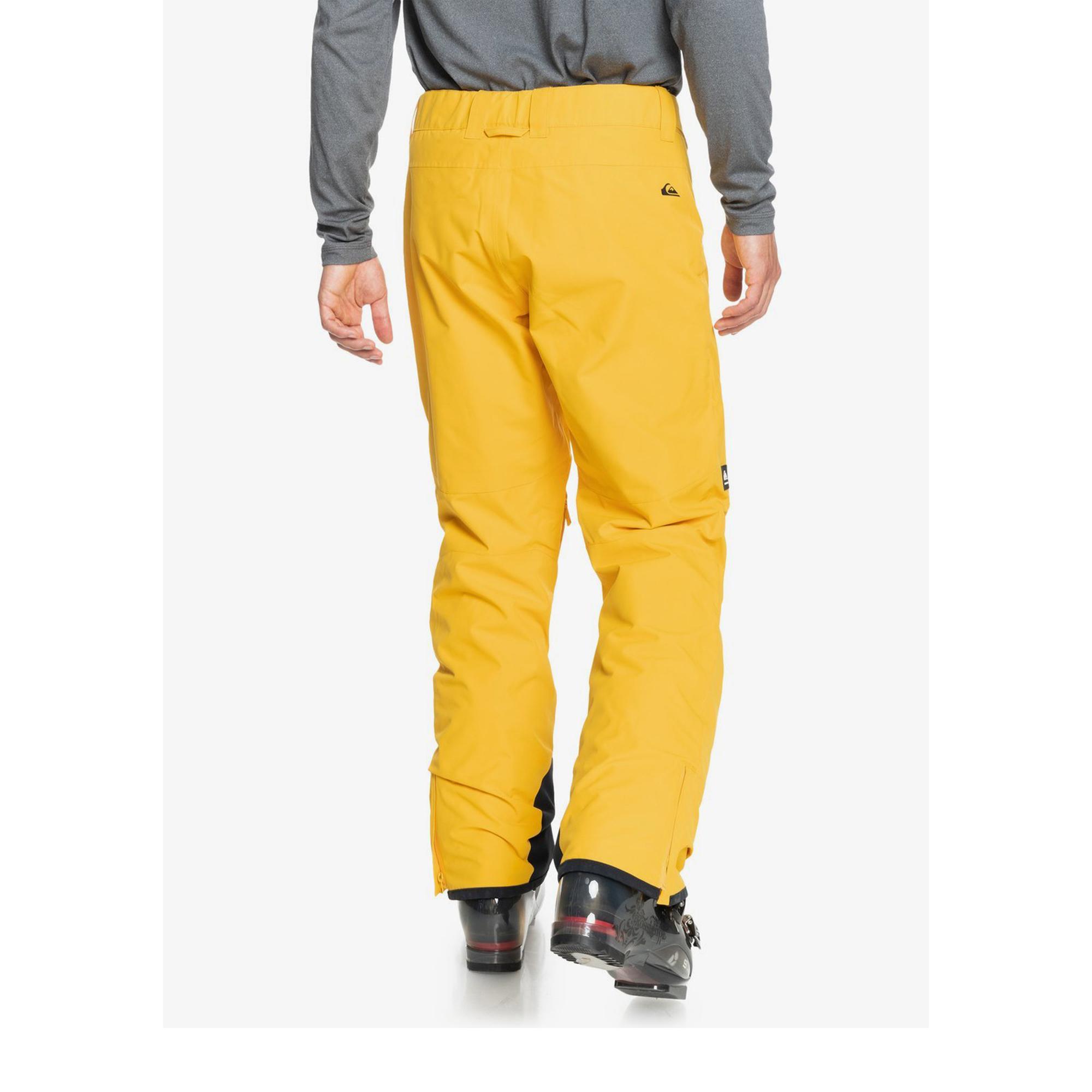 Quiksilver Boundry Pt Erkek Sarı Snowboard Pantolonu