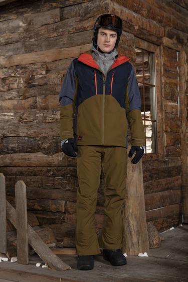  Quiksilver Estate Pt Erkek Kahverengi Snowboard Pantolonu