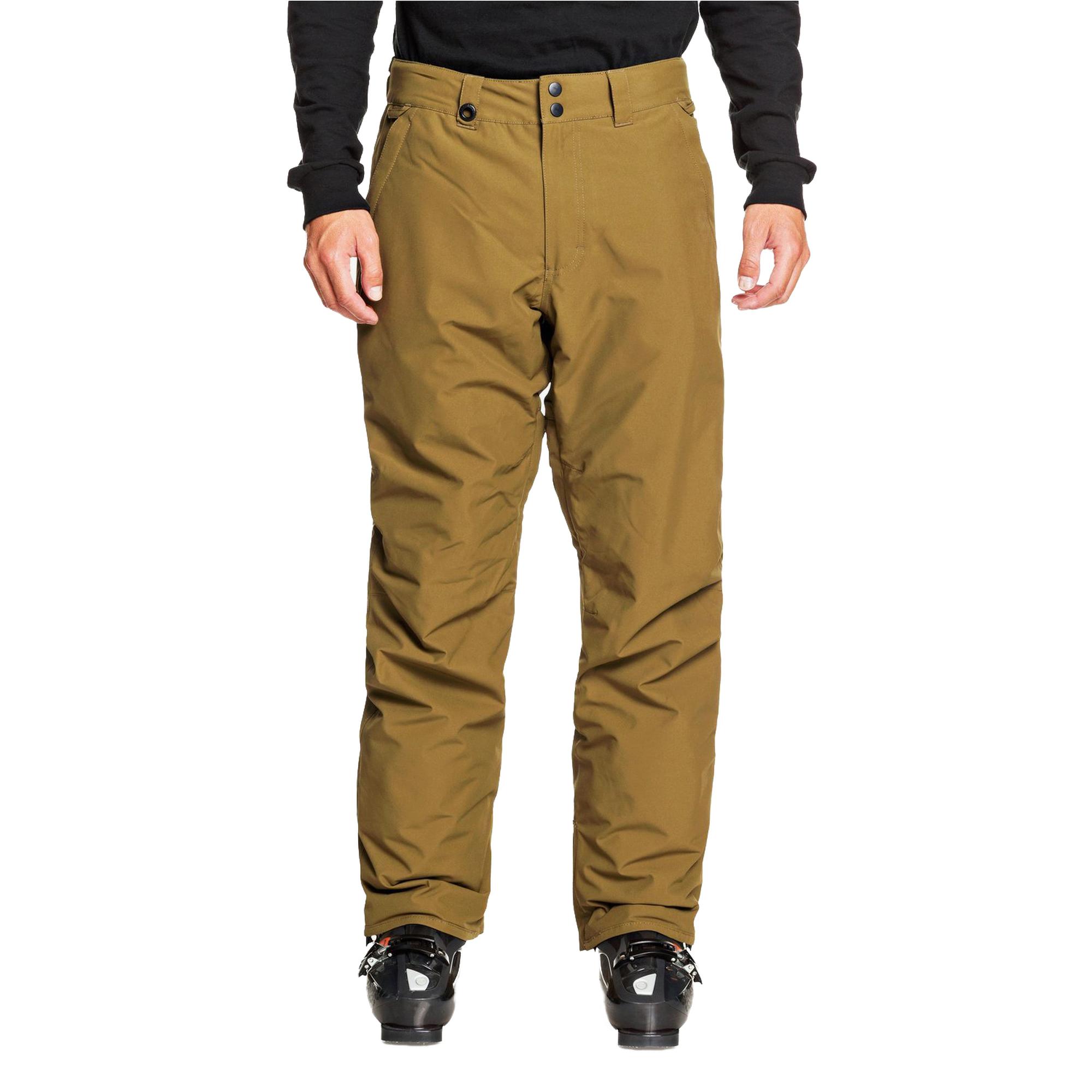 Quiksilver Estate Pt Erkek Kahverengi Snowboard Pantolonu