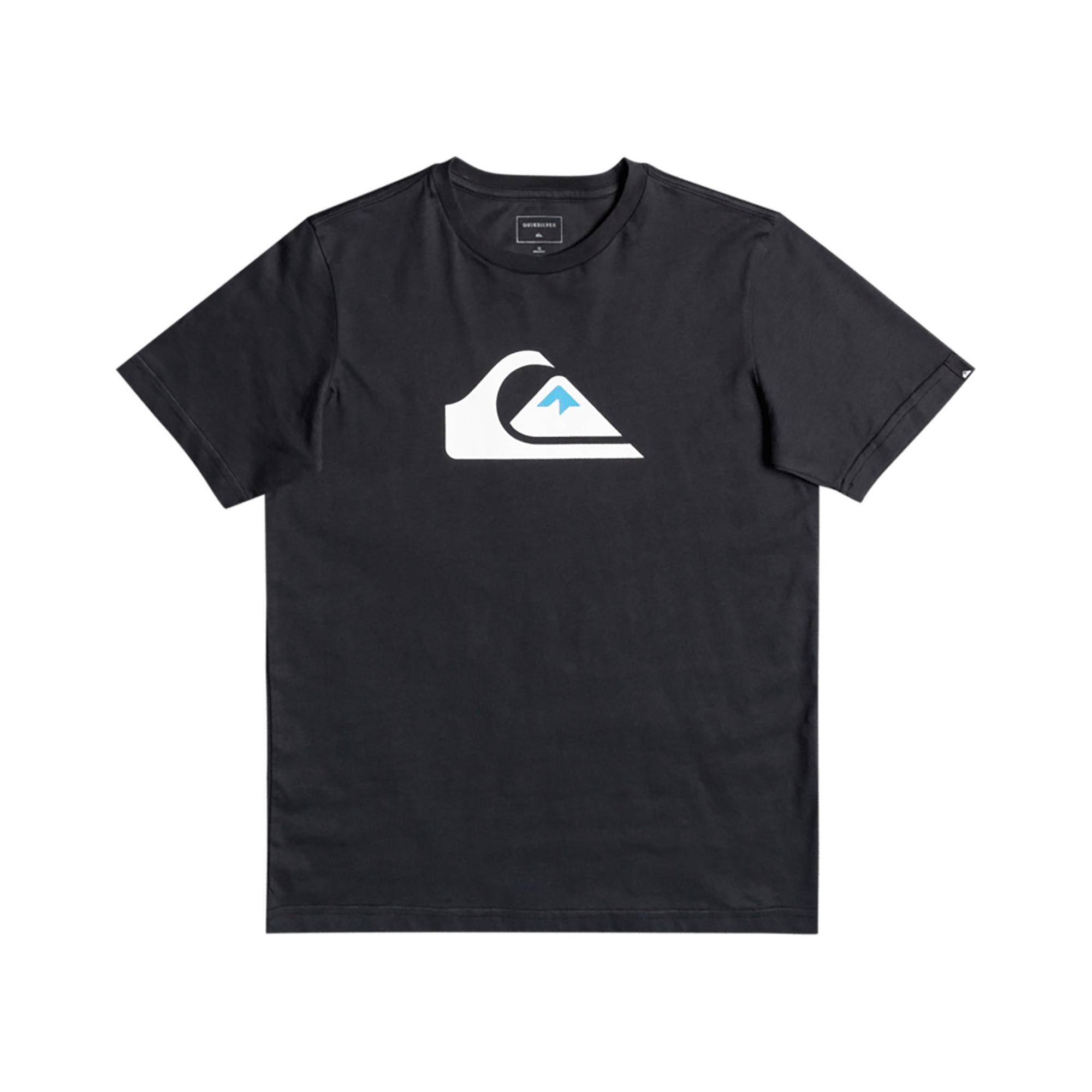 Quiksilver Comp Logo Yth Erkek Çocuk Siyah Tişört