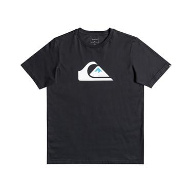  Quiksilver Comp Logo Yth Erkek Çocuk Siyah Tişört