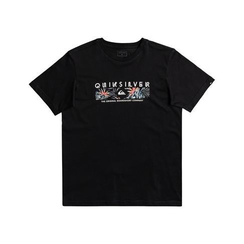  Quiksilver Distant Shores Yth Erkek Çocuk Siyah Tişört