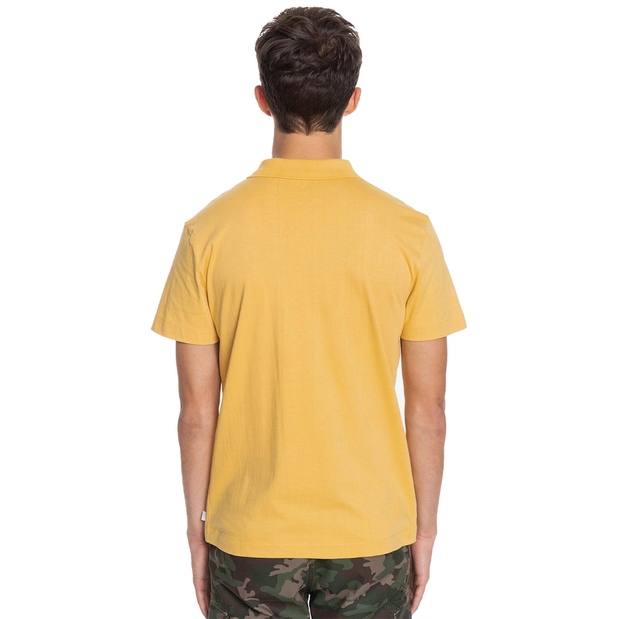 Quiksilver Essentialpolo Kttp Erkek Sarı Polo Tişört