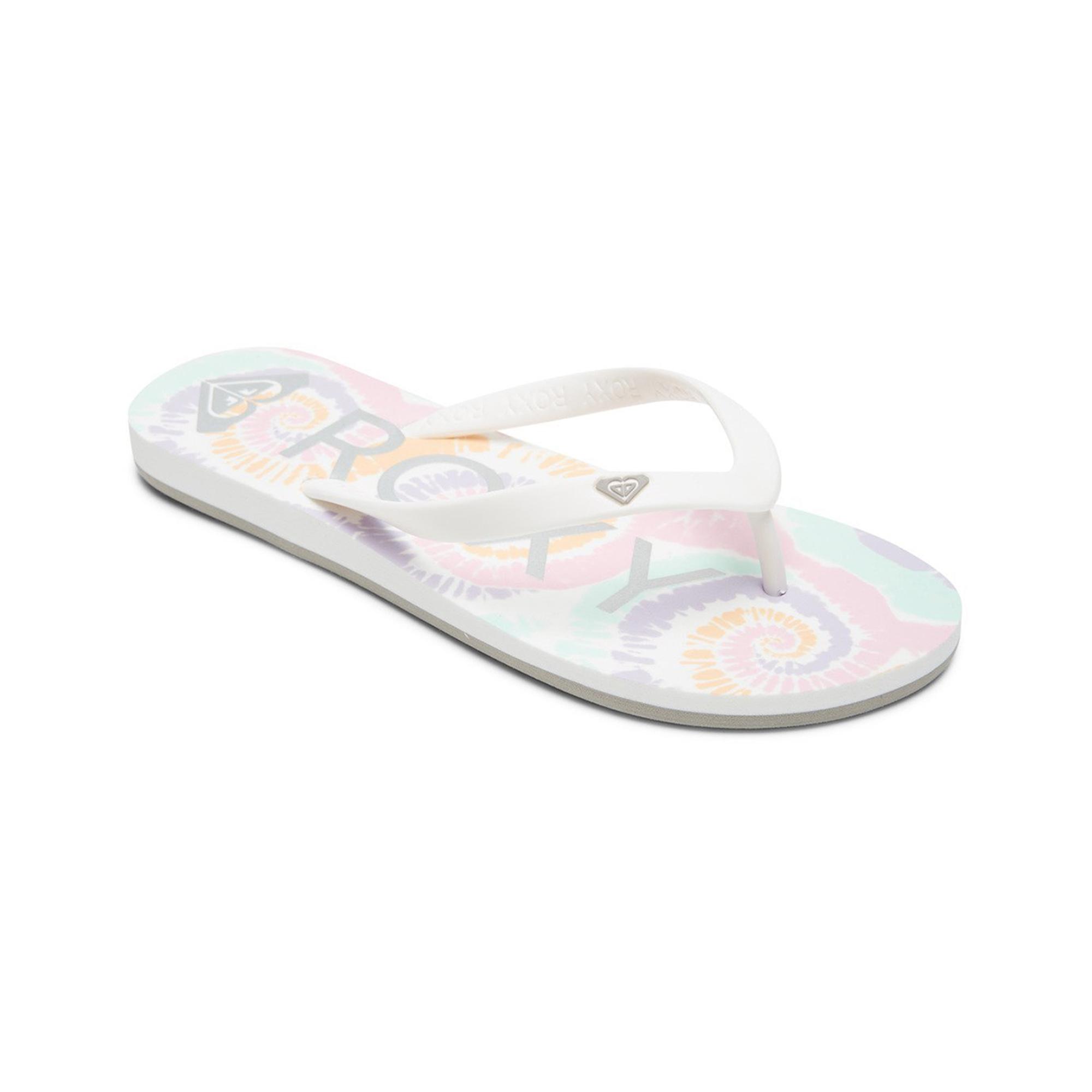 Roxy Kadın Terlik Tahiti VII Beyaz/Pembe/Çok Renkli