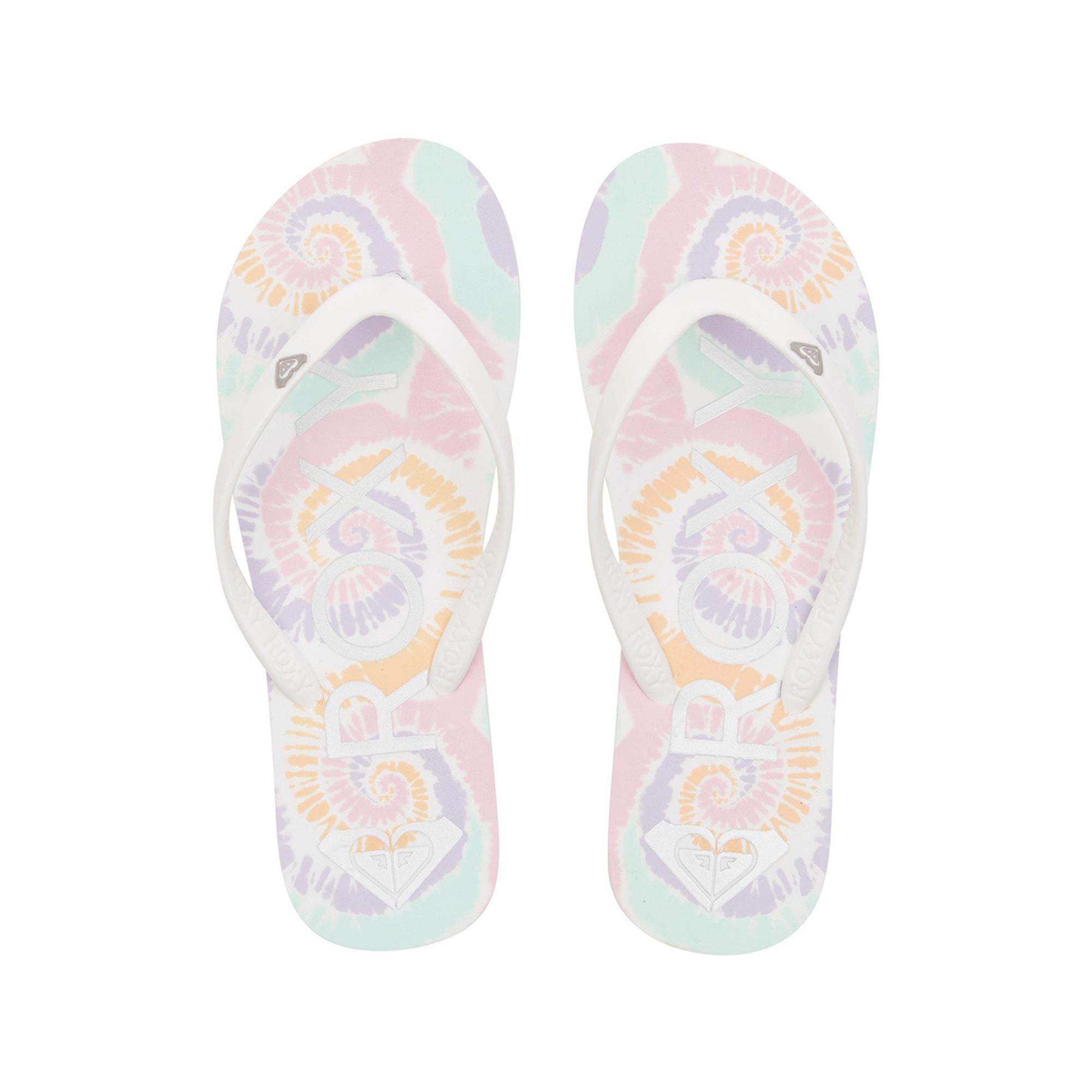 Roxy Kadın Terlik Tahiti VII Beyaz/Pembe/Çok Renkli