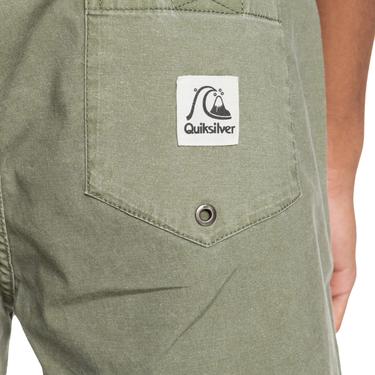  Quiksilver Erkek Şort Walkshort Taxer Yeşil Günlük Giyim