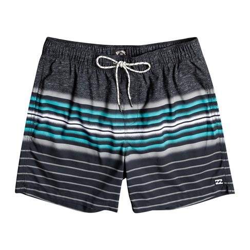  Billabong All Day Stripes Lb Erkek Siyah Volley Short