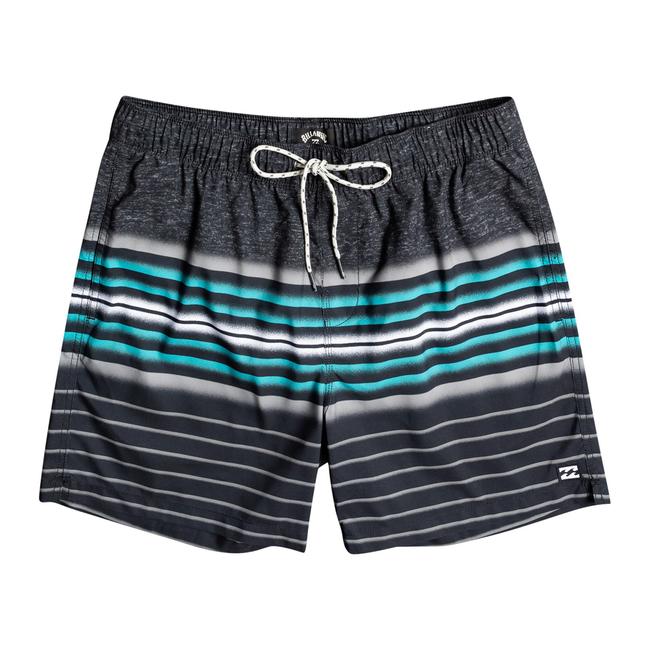  Billabong All Day Stripes Lb Erkek Siyah Volley Short