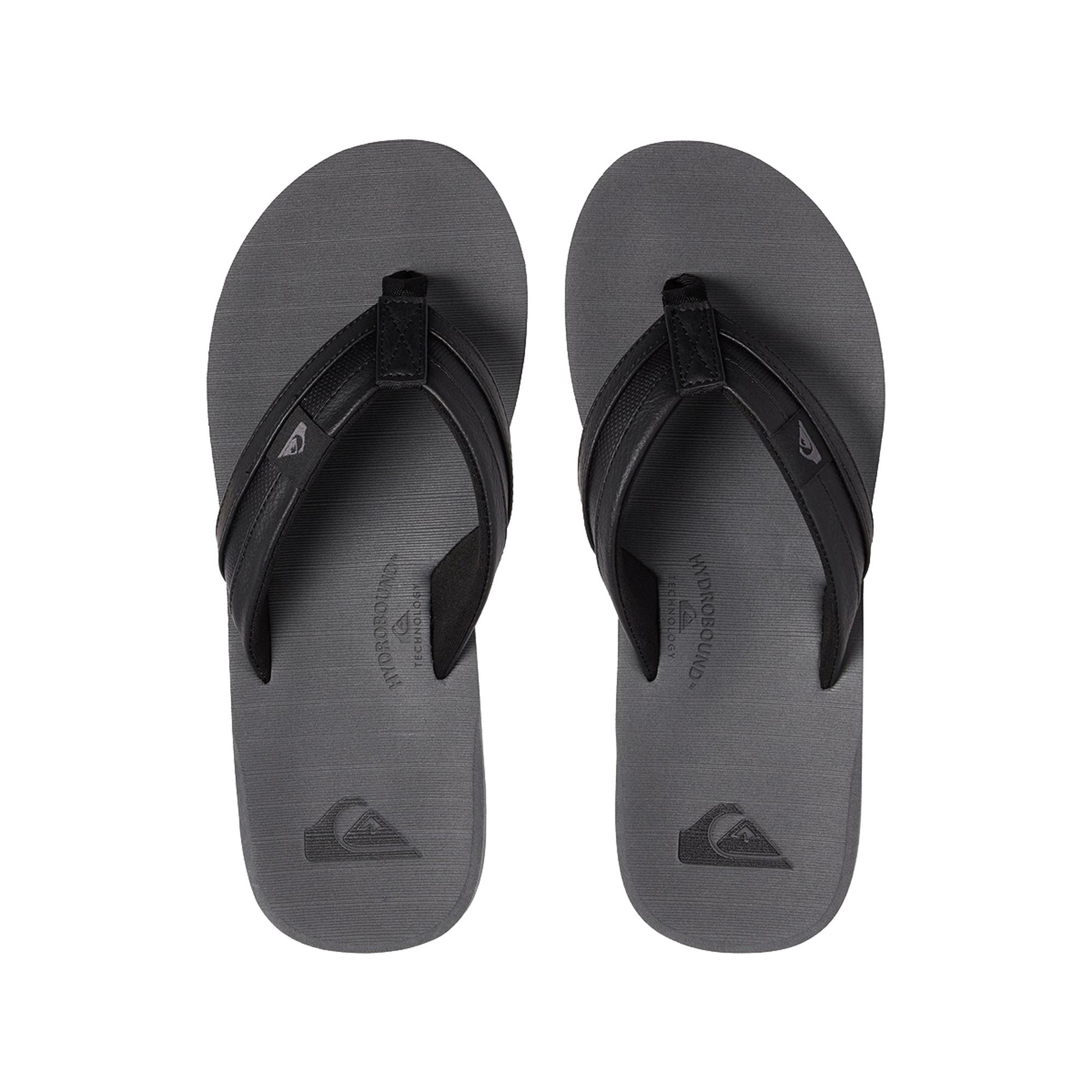 Quiksilver Erkek Terlik Carver Squish Siyah/Gri Günlük Giyim