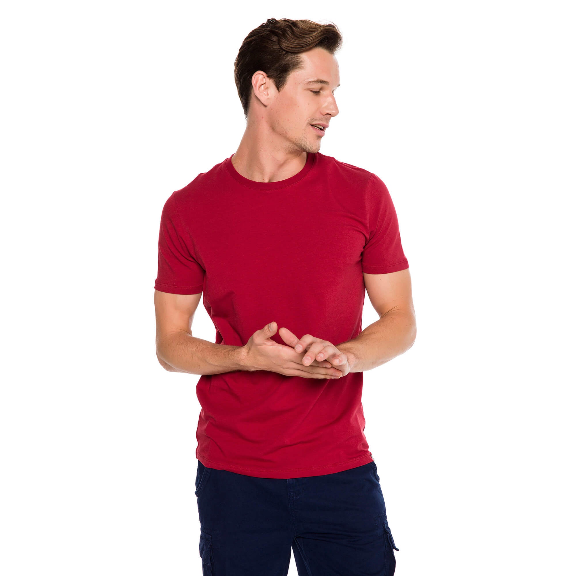 Routefield Tri Erkek Bordo Tişört