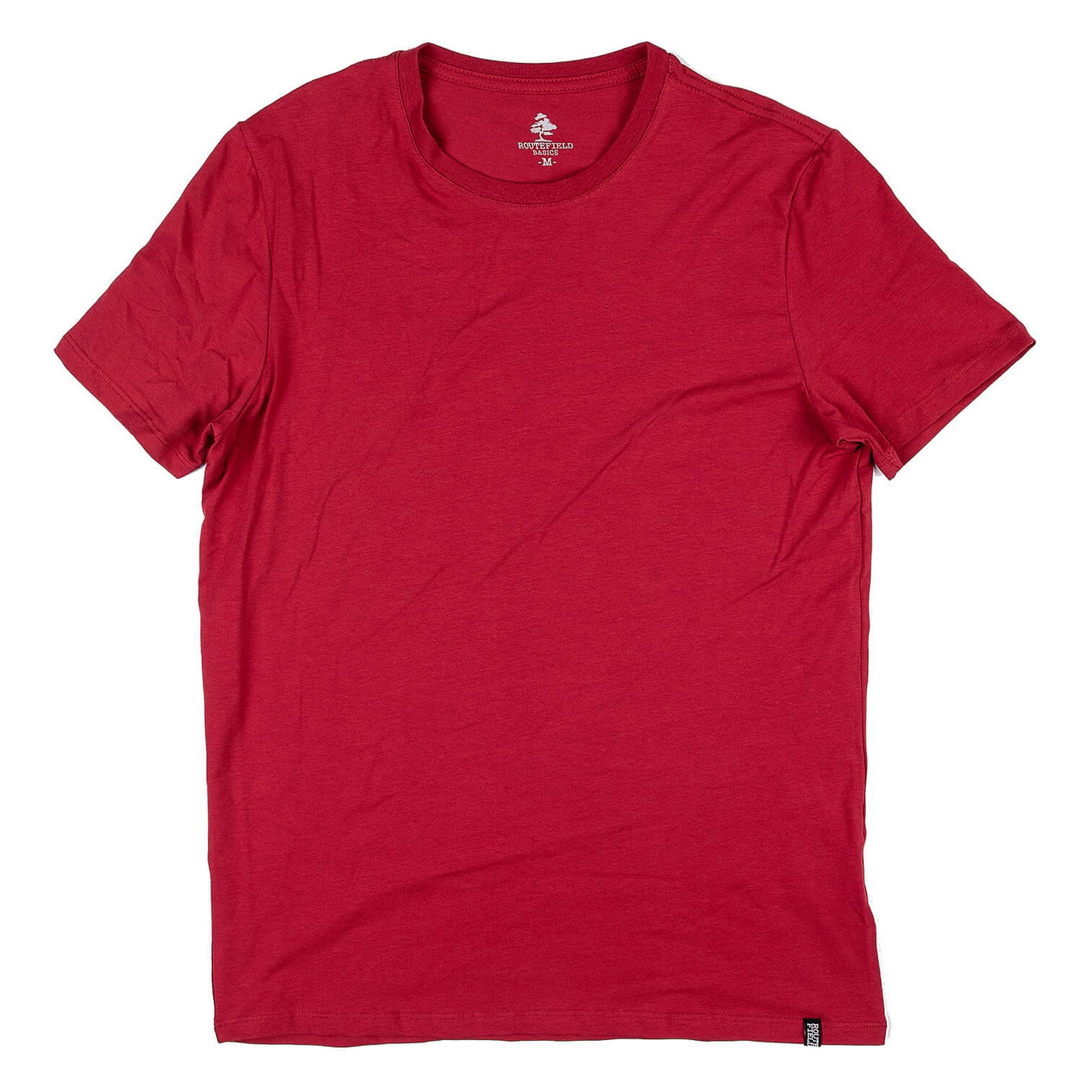 Routefield Tri Erkek Bordo Tişört