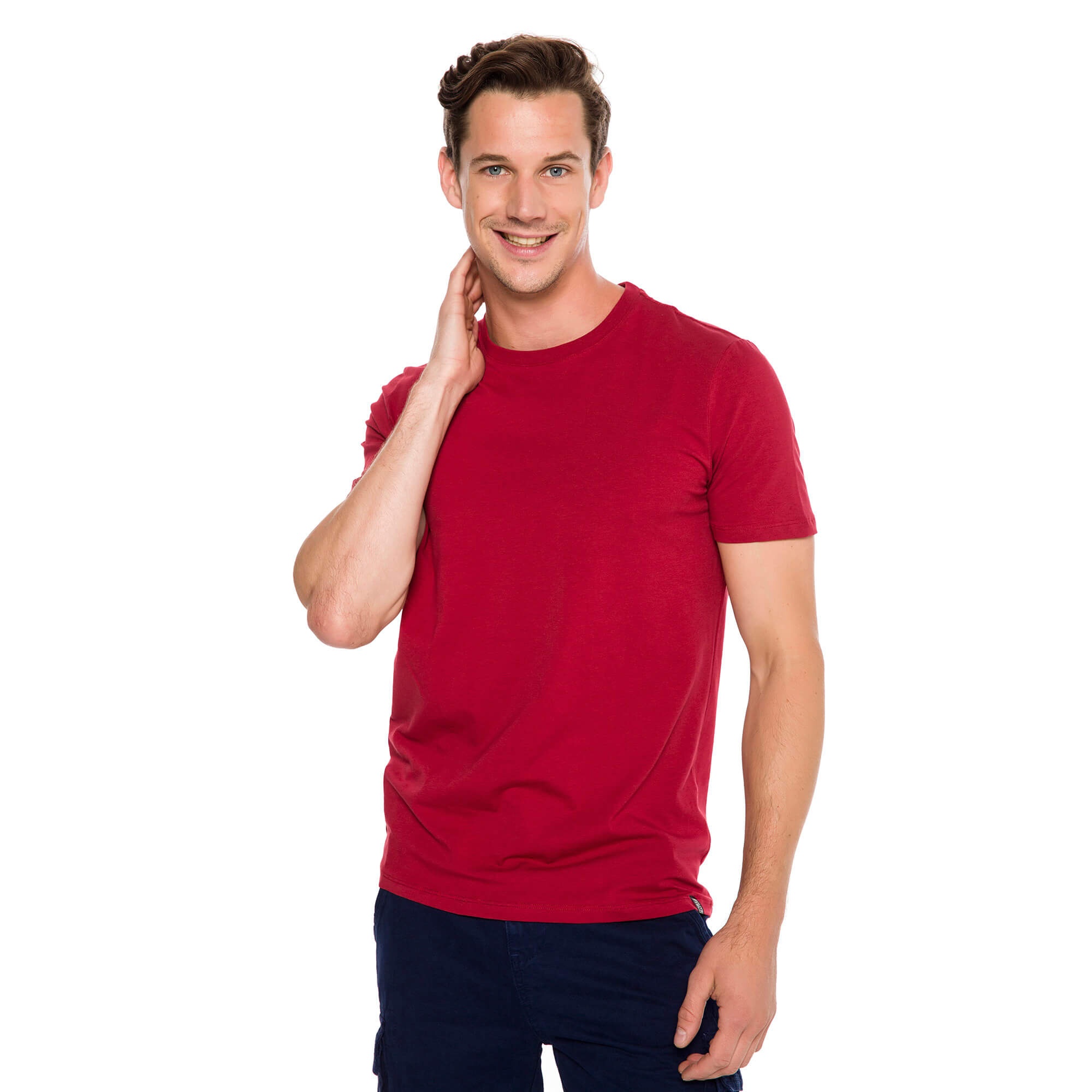 Routefield Tri Erkek Bordo Tişört