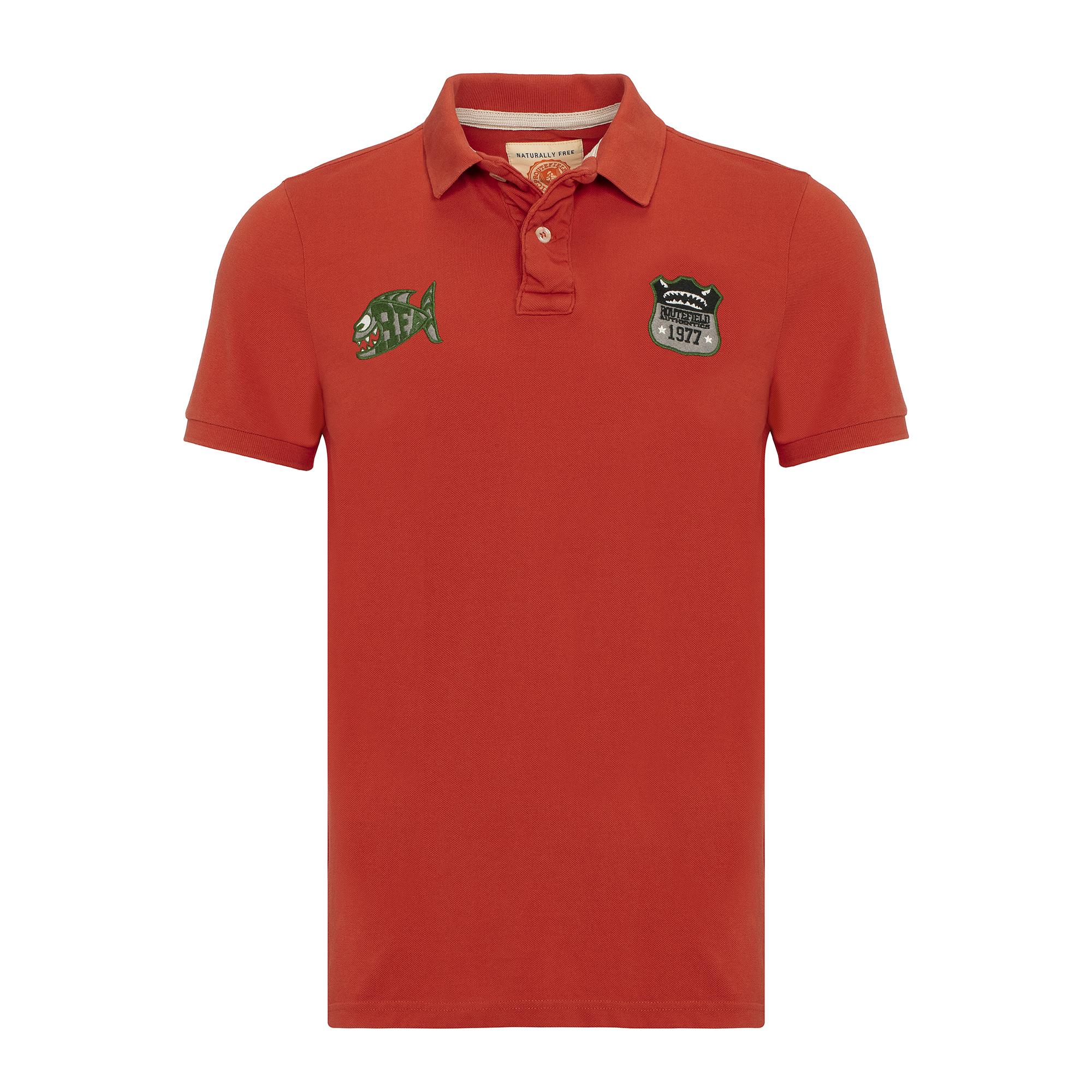 Routefield Patron Erkek Turuncu Polo Tişört