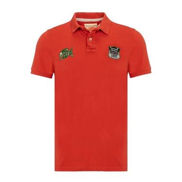  Routefield Patron Erkek Turuncu Polo Tişört