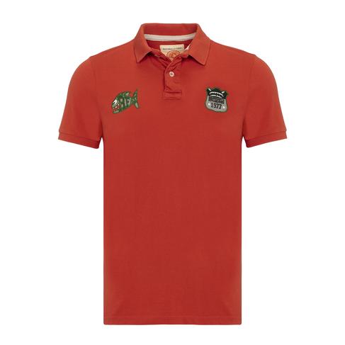  Routefield Patron Erkek Turuncu Polo Tişört