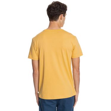  Quiksilver Essentials Erkek Sarı Tişört