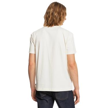  Quiksilver Essentials Erkek Bej Tişört