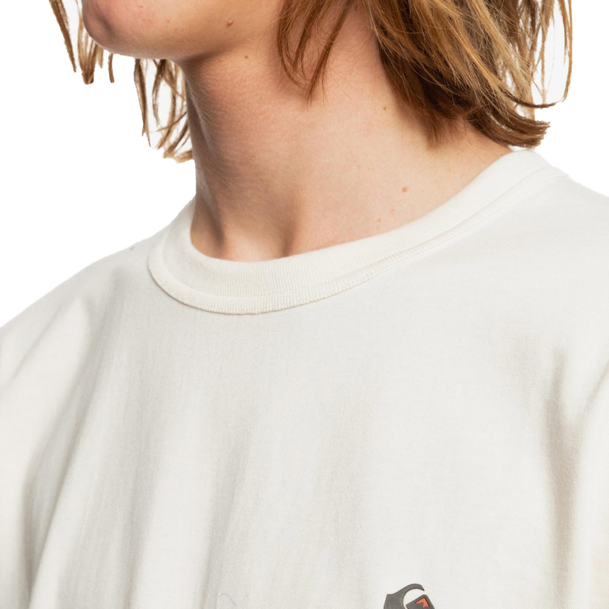 Quiksilver Essentials Erkek Bej Tişört