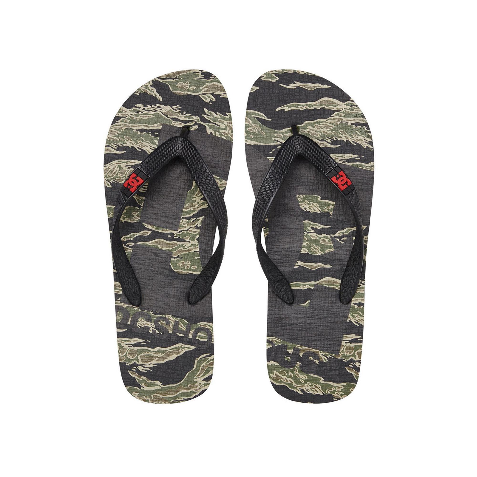 DC Erkek Terlik Spray Graffik Siyah/Yeşil