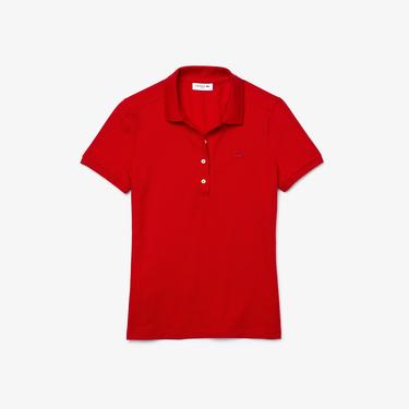  Lacoste Kadın Kırmızı Polo